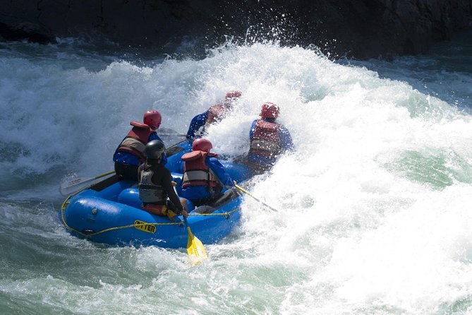 24 km White water rafting expedition in Rishikesh - Cliff jumping and body surfing: optional extras with real trade-offs