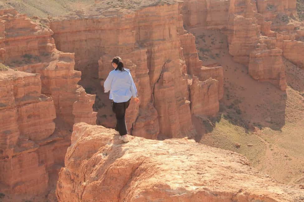 Almaty: Day Trip to Charyn Canyon, Moon Canyon & Kolsai Lake - Moon Canyon and Black Canyon: Unusual Terrain Plus Panoramas