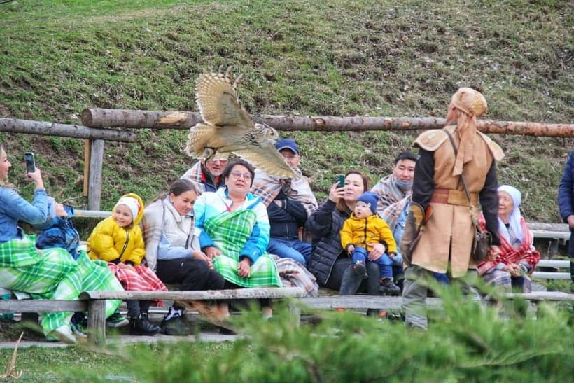 Almaty: Falconry show and Big Almaty Gorge - Ayusay visitor area: where the pace slows just enough