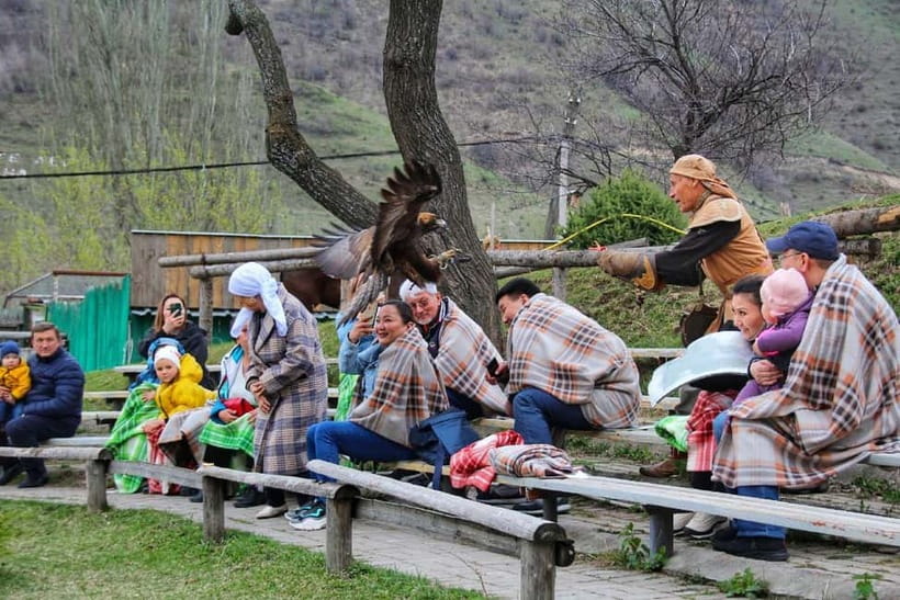 Almaty: Falconry show and Big Almaty Gorge - Sunkar wildlife time: learning the birds, not just watching them