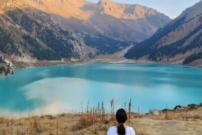 Almaty lake - Girl’s tears waterfall and the short scenic stops