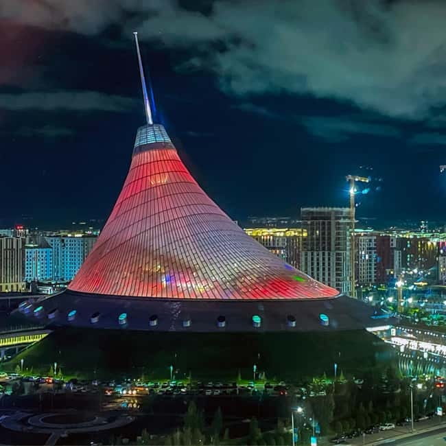 Astana City Tour: Certified Guide+Winetasting+All Inclusive - Baiterek Tower: The Stop With the Best Payoff