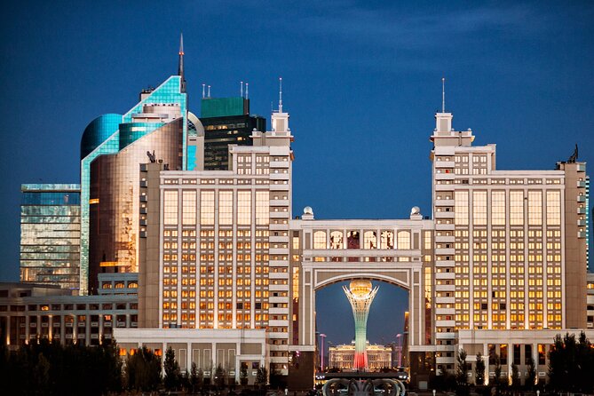 Astana Private Custom Walking Tour with A Local Guide - Palace of Peace and Reconciliation: the 77-meter pyramid idea