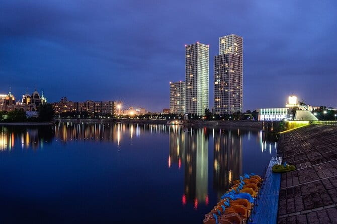 Guided Night Time Tour of Astana in a Private Car - Price and logistics: what $64 really buys
