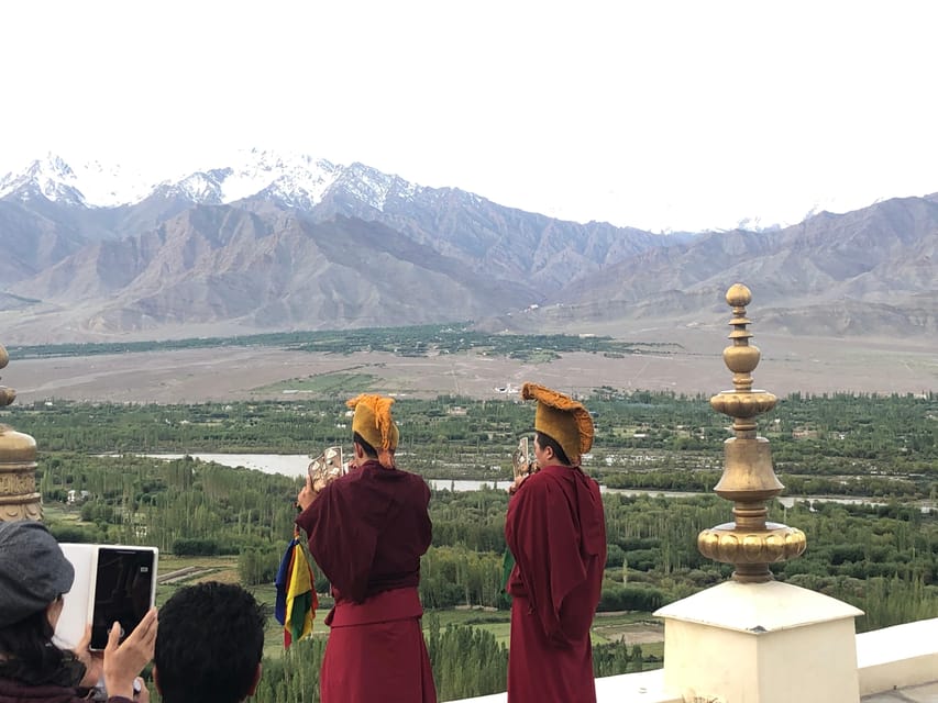 Marvels of Ladakh: Leh to Alchi, Likir and Lamayuru in a Day - The pass stop and Stok Kangri range views