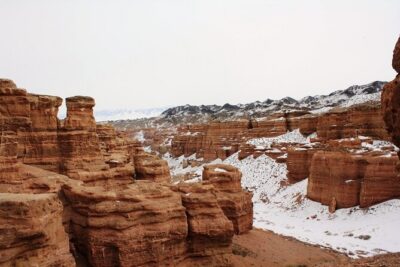Personalized guided Car Tours to Charyn Canyon & Kolsay Lake - Charyn Canyon National Park: the red cliffs and the 1 km river walk