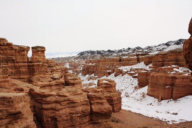 Personalized guided Car Tours to Charyn Canyon & Kolsay Lake - Charyn Canyon National Park: the red cliffs and the 1 km river walk