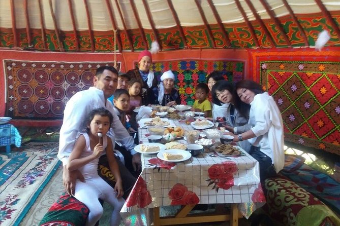 Trip to Kazakh family of Eagle hunters in Astana (6 hours) - Lunch in the family: beshbarmak with your hands and shorpo in kese bowls